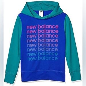 New Balance Kids Teal and Blue Sweatshirt Size M (10/12) NEW